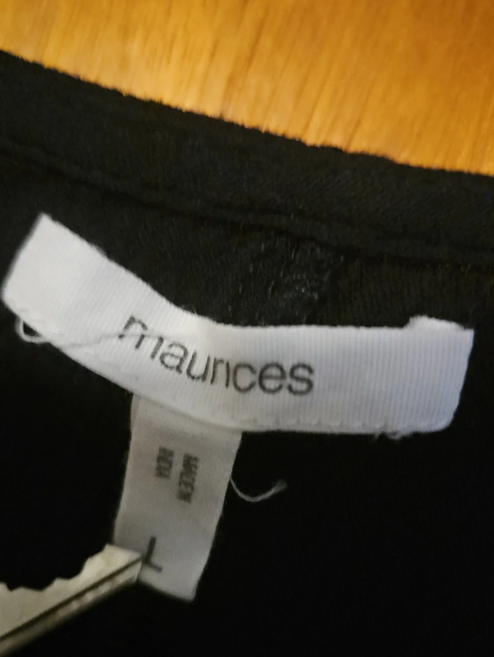 Maurices Peplum Top Sz Large